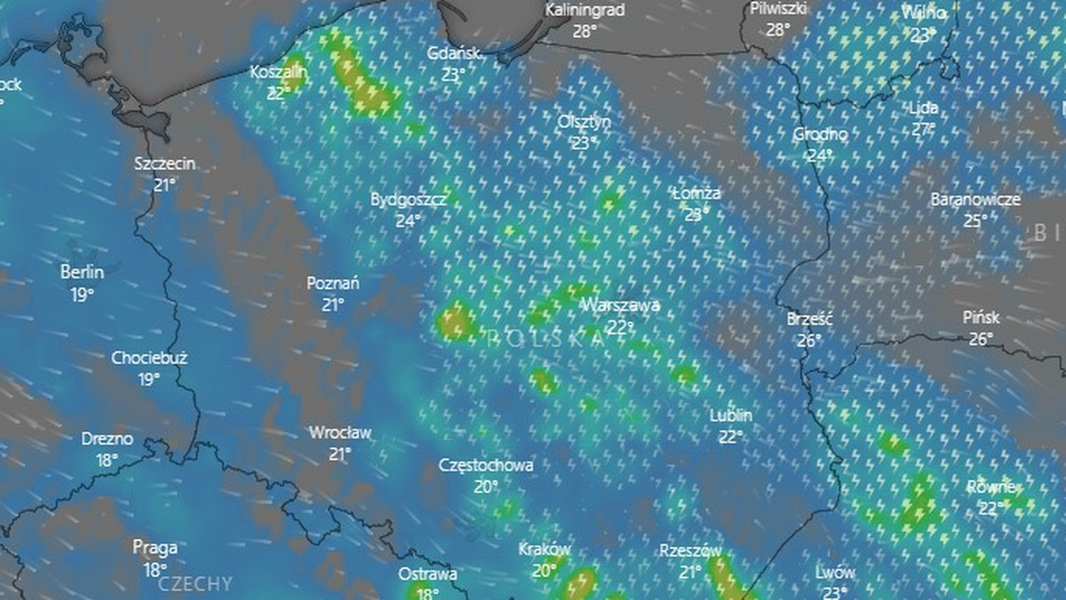 Pogoda w piątek 19 czerwca. Burze z gradem i lokalne trąby powietrzne