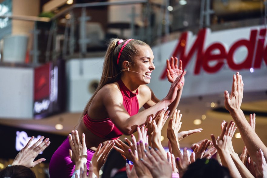 Magdalena Koleśnik w filmie "Sweat"