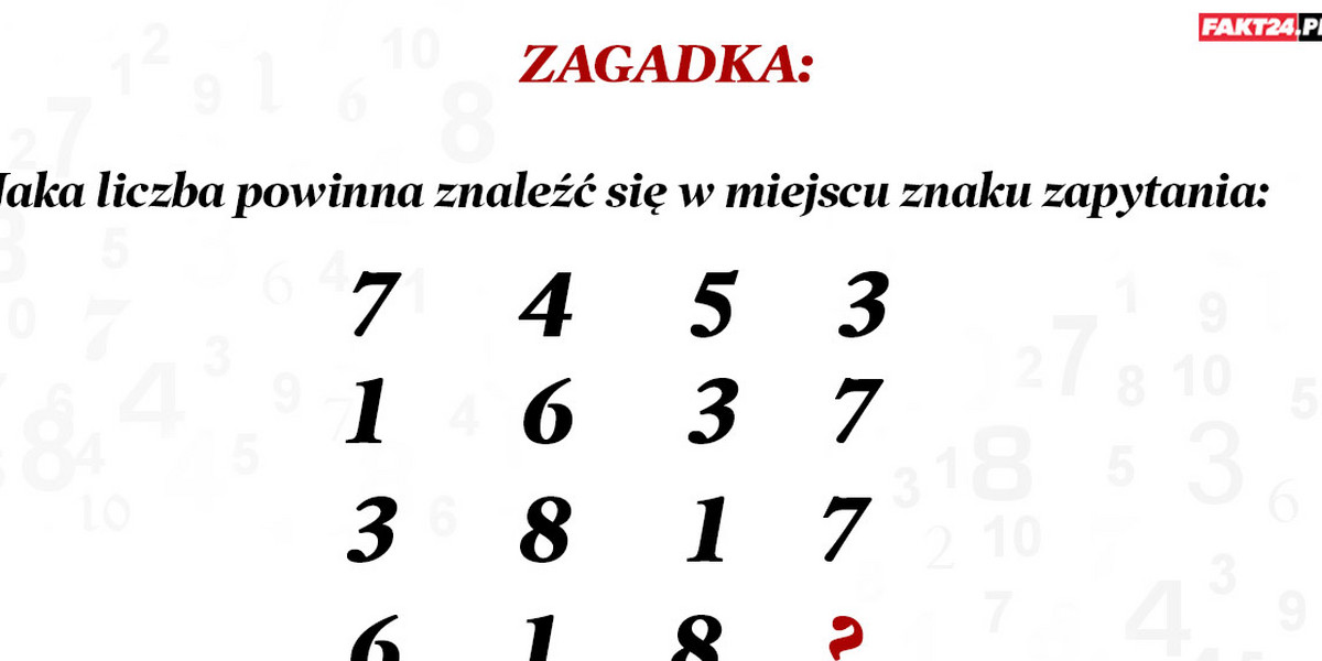 zagadka logiczna