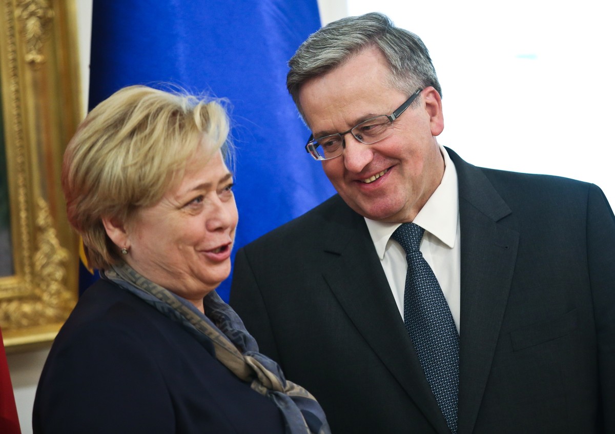 prof. Małgorzata Gersdorf i Bronisław Komorowski