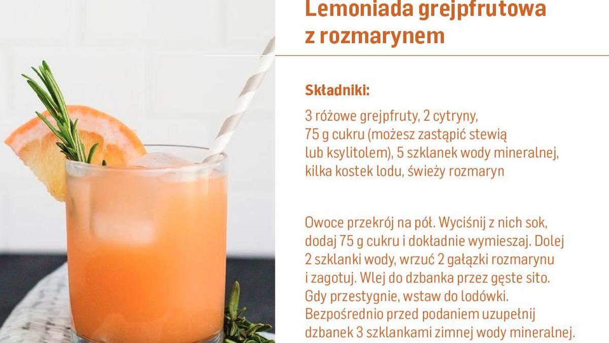 Lemoniada grejpfrutowa przepis