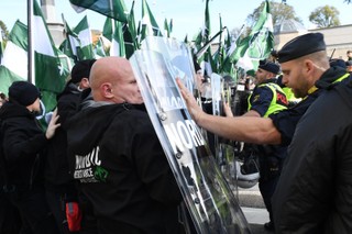 Szwecja: Policja przerwała marsz neonazistów w Goeteborgu