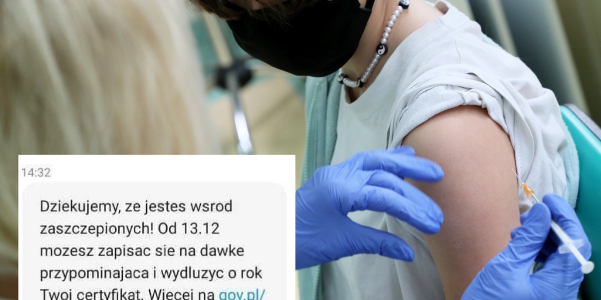 Ministerstwo wystawiło dotychczas 4,85 mln e-skierowań na dawkę przypominającą, a skorzystało z niej 1,6 mln osób. 