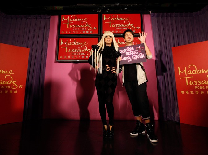Woskowa Lady Gaga w Hong Kongu