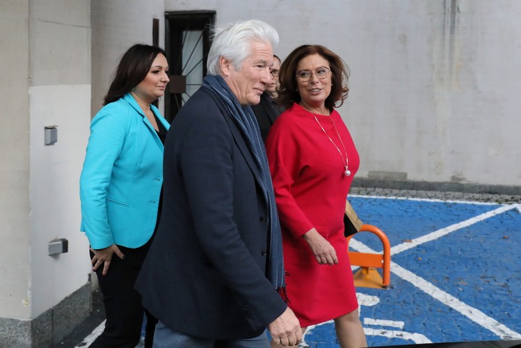 Richard Gere podczas wizyty w polskim Sejmie