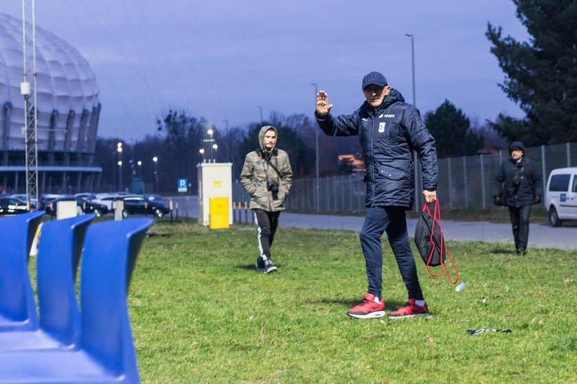 Lech Poznan - trening pierwszego zespolu