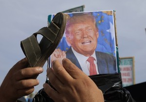 Protest Huta protiv Donalda Trampa u Sani, Jemen, 16. juna