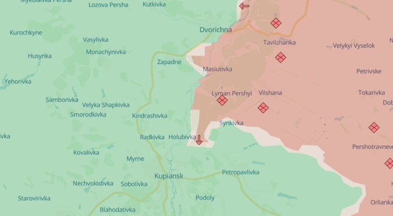 Sytuacja wokół Kupiańska 30.11.2024