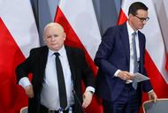 Jarosław Kaczyński i Mateusz Morawiecki