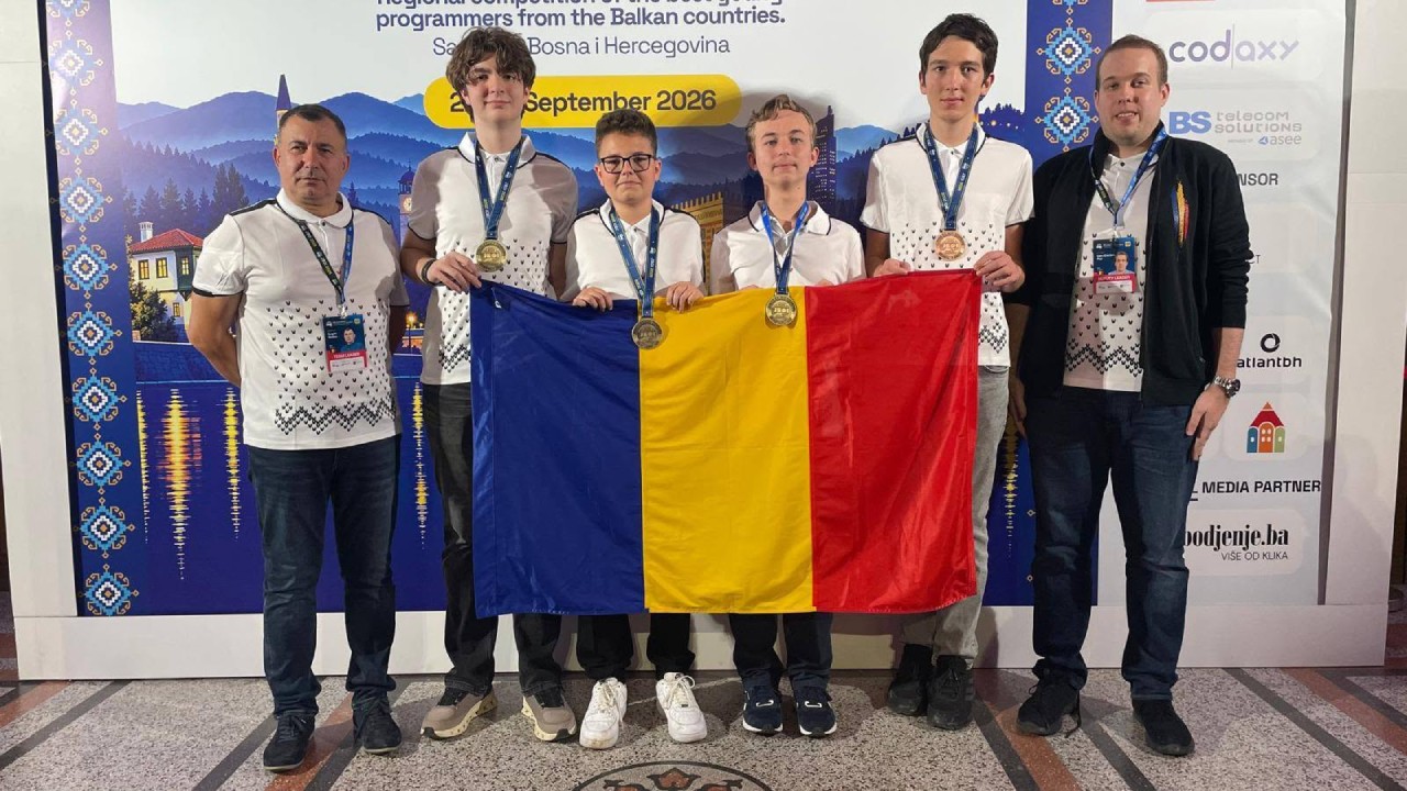 România, locul 1 la Olimpiada Balcanică de Informatică Juniori 2026