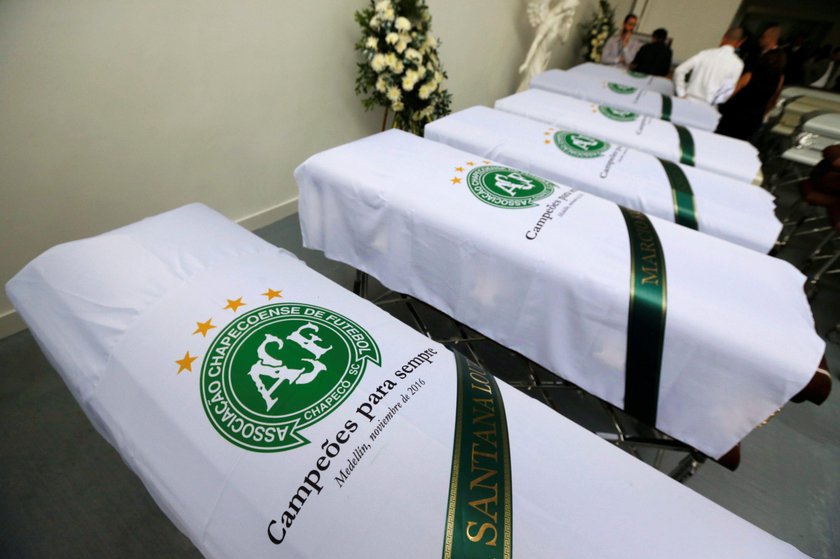 Chapecoense ukarane po katastrofie lotniczej. Zapłacą ponad 100 tys