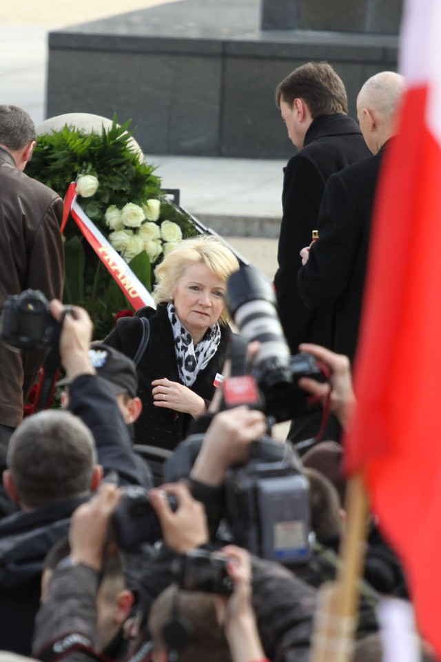 Jarosław Kaczyński przed Pałacem Prezydenckim, fot. Iza Procyk-Lewandowska