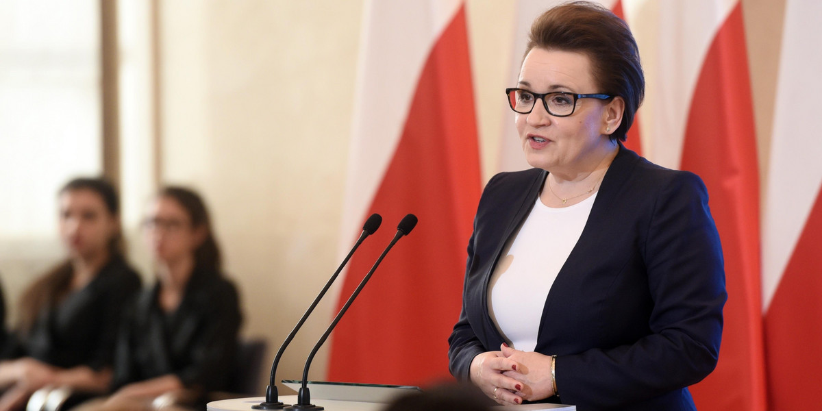 Minister Edukacji Narodowej Anna Zalewska