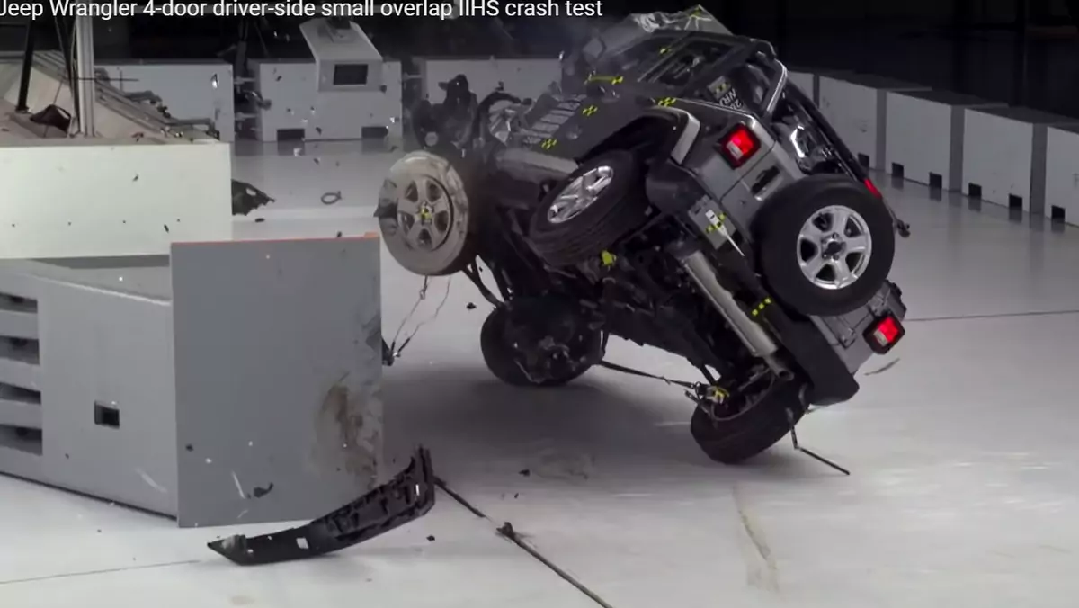 Jeep Wrangler crash test