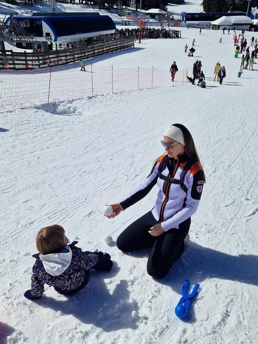 Sanja Kužet na zimovanju 