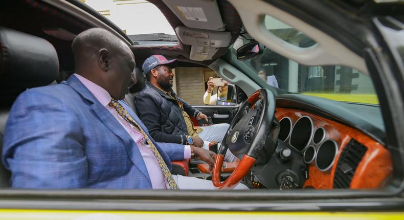 DP Ruto receives six wheeled customized vehicle in Karen