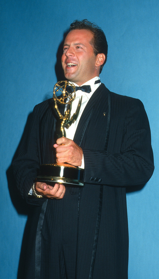 Bruce Willis z Emmy w 1987 r.