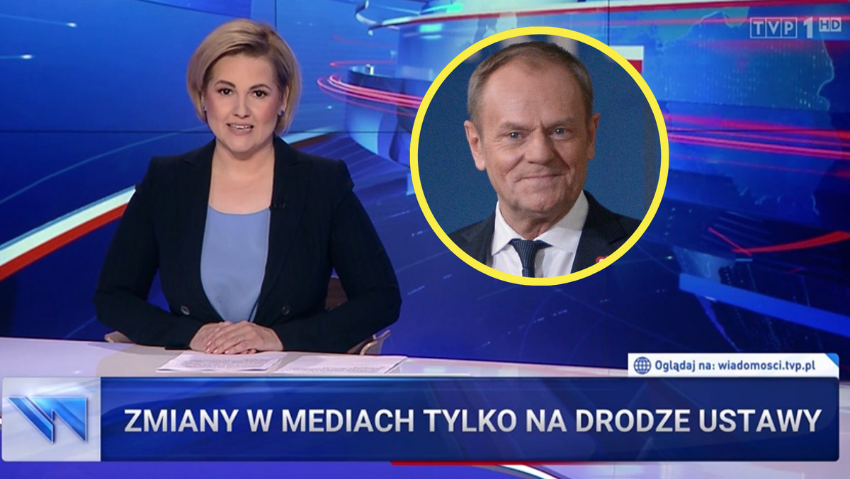"Specyficzny" jubileusz Tuska w TVP. Kuriozalny materiał "Wiadomości"
