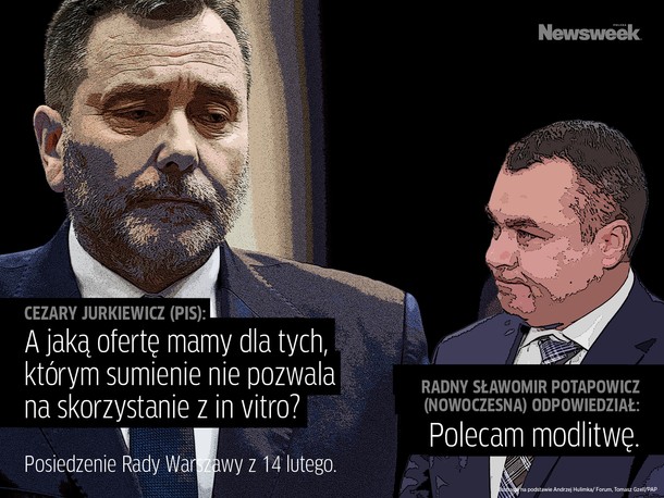 Cezary Jurkiewicz (PiS) i Sławomir Potapowicz (Nowoczesna)