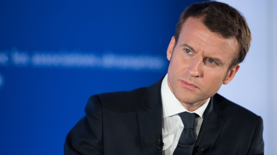 Prezydent Francji Emmanuel Macron