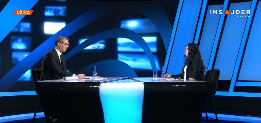 Aleksandar Vućić u Insajderu