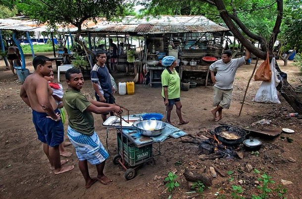 kolumbia 24 Parque Tayrona, lokalna gastronomia, Kolumbia