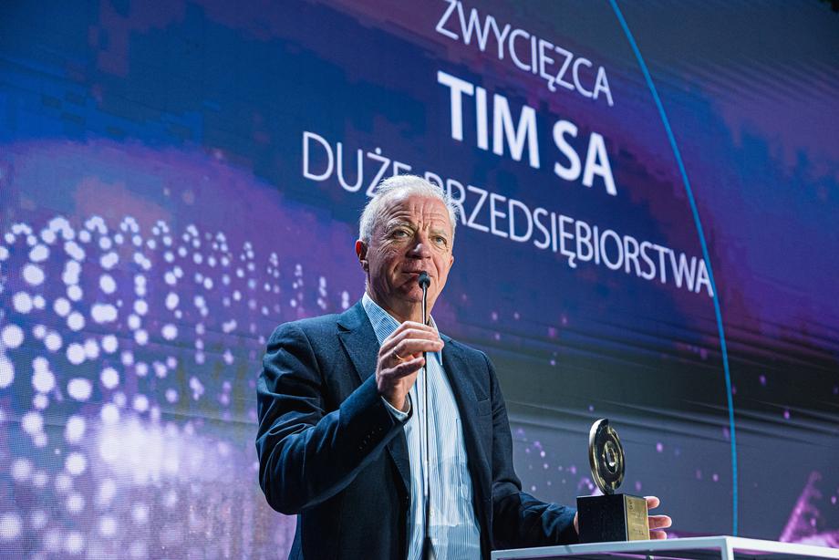 Krzysztof Folta, prezes, TIM SA zwycieżca Chief Digital Officer of the Year 2022, w kategorii Duże Przedsiębiorstwa