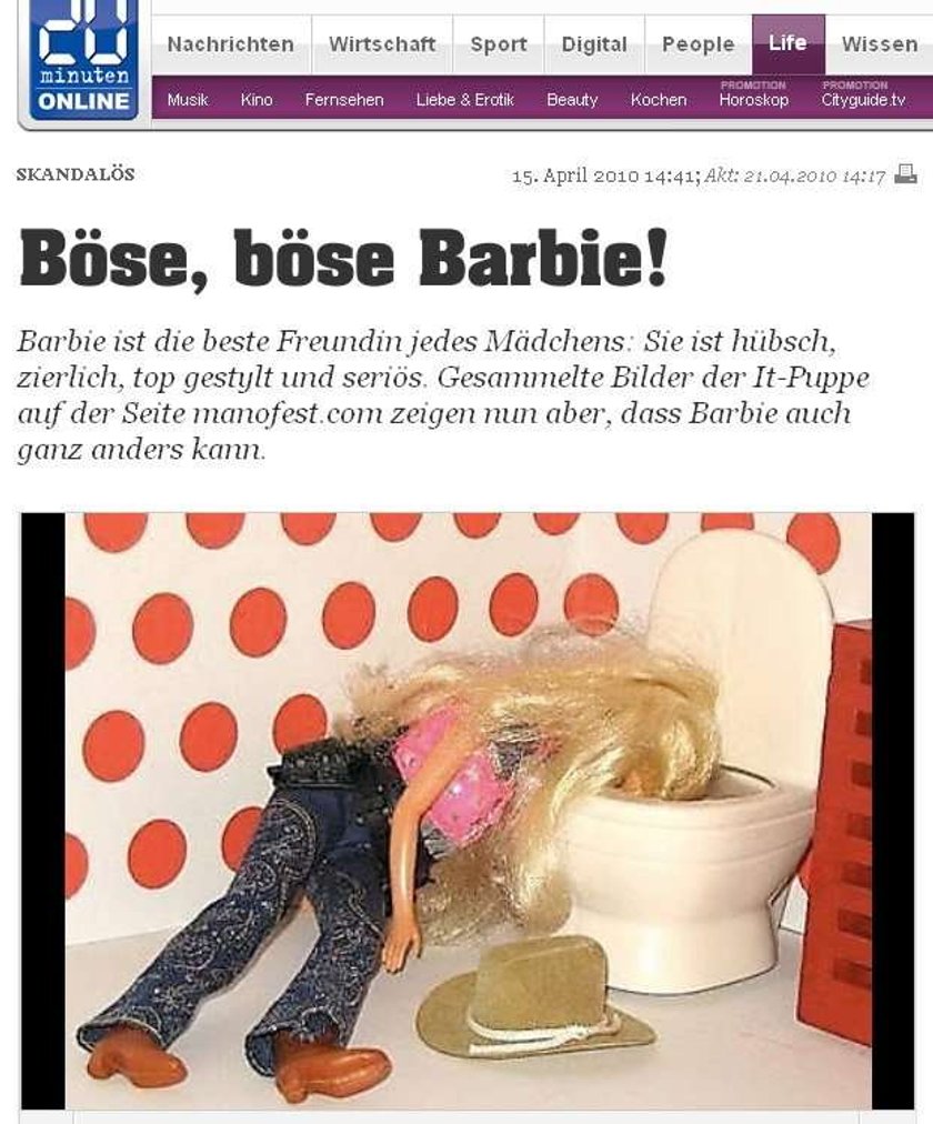 Barbie to rozpustna ćpunka. FOTO