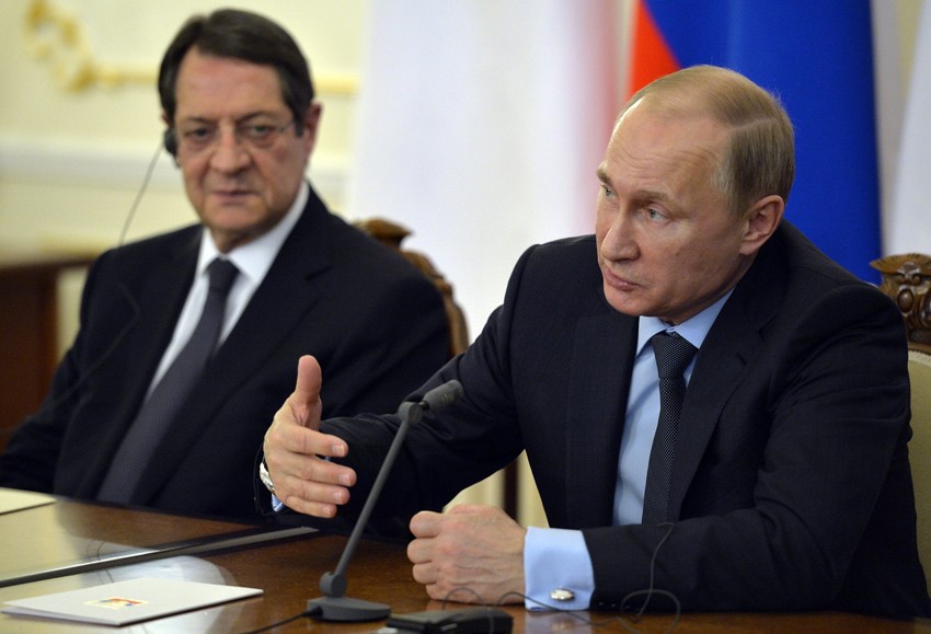 Predsednici Kipra i Rusije Nikos Anastasijades i Vladimir Putin