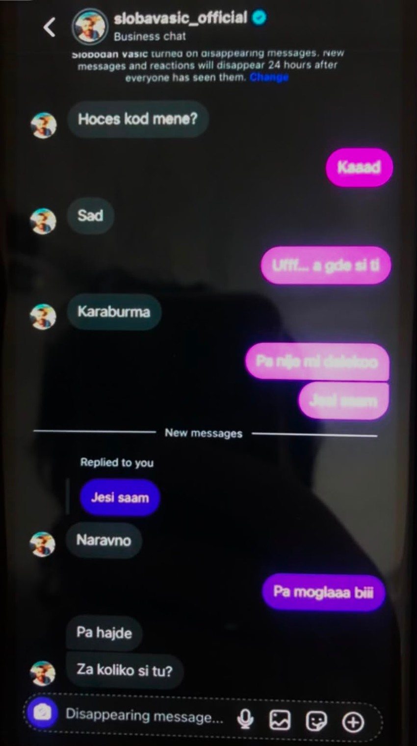 Sloba Vasić poziva devojku u stan