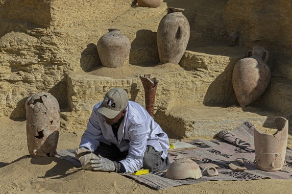 Egipt otwarł grobowiec "strażnika sekretów" w Memfis