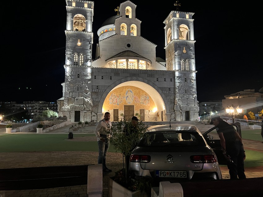 Incident ispred Hrama u Podgorici