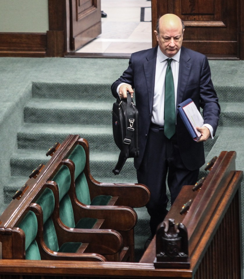 Minister finansów, Jacek Rostowski, fot. PAP/Jakub Kamiński