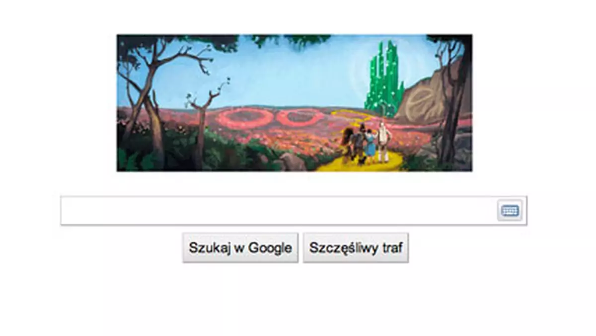 Czarnoksiężnik z krainy Oz pojawił się w Google