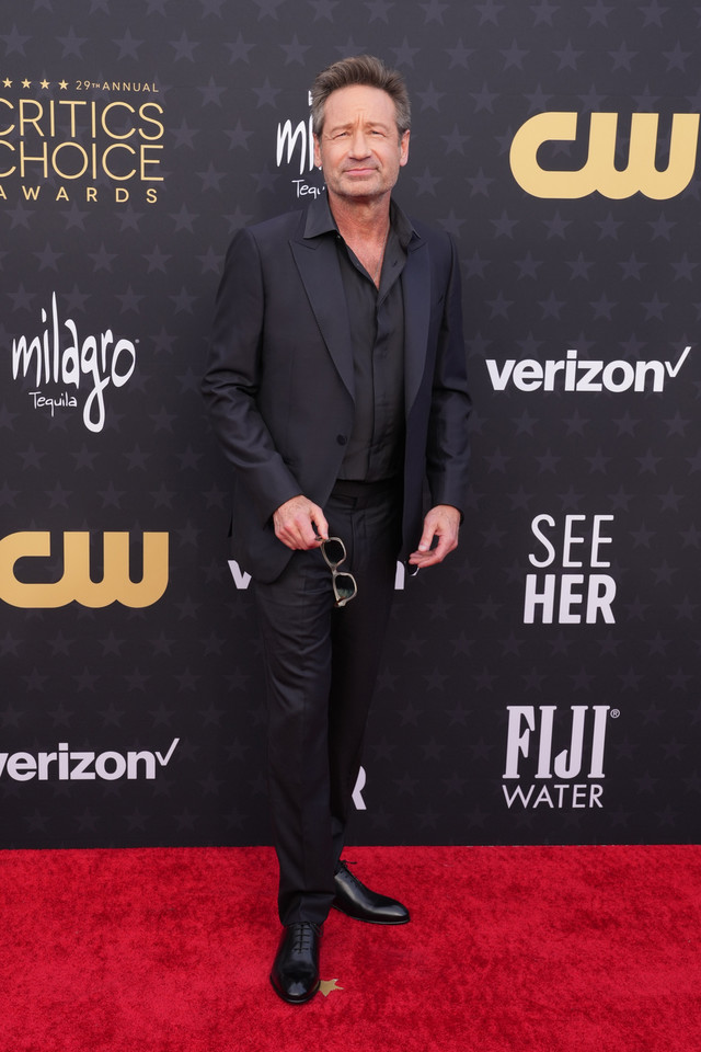 David Duchovny na Critics Choice Awards