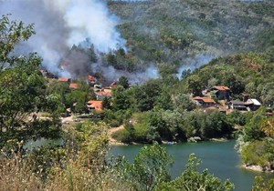 Požar u vikend naselju Bovansko jezero