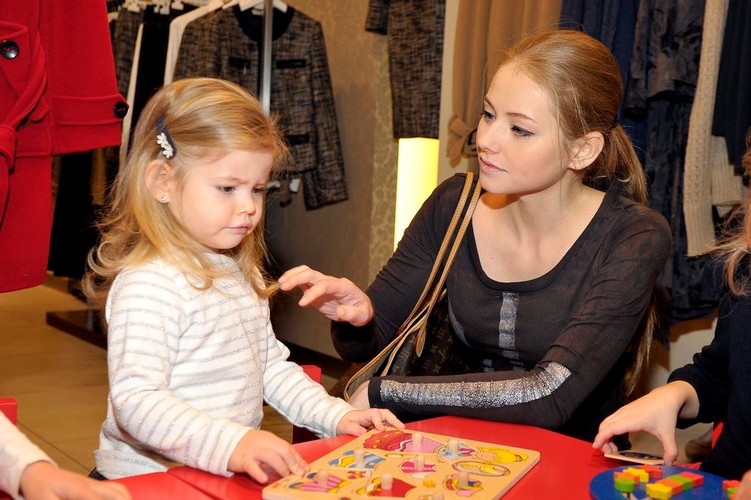 Agata Rubik z córką Helenką