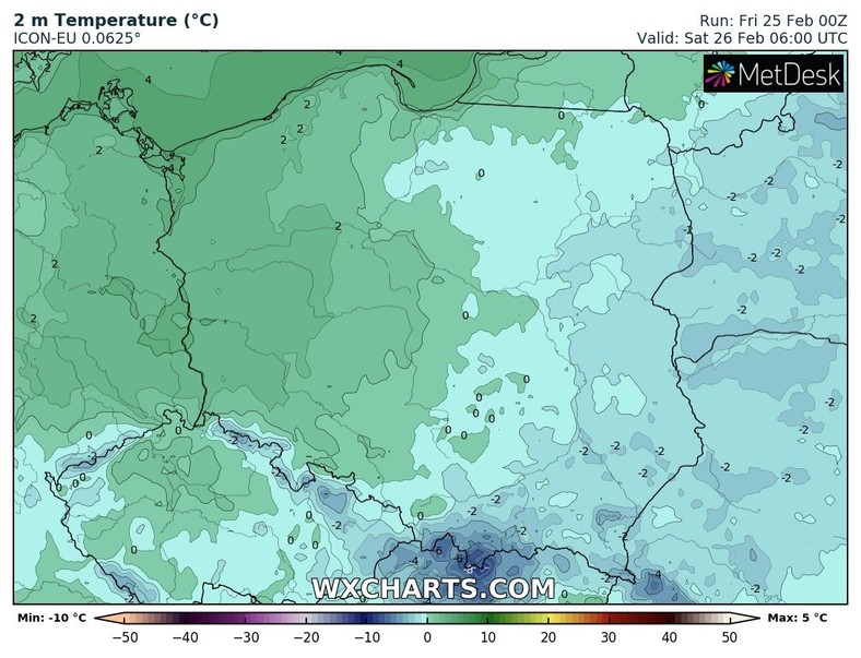 Nad ranem niewykluczone są przymrozki