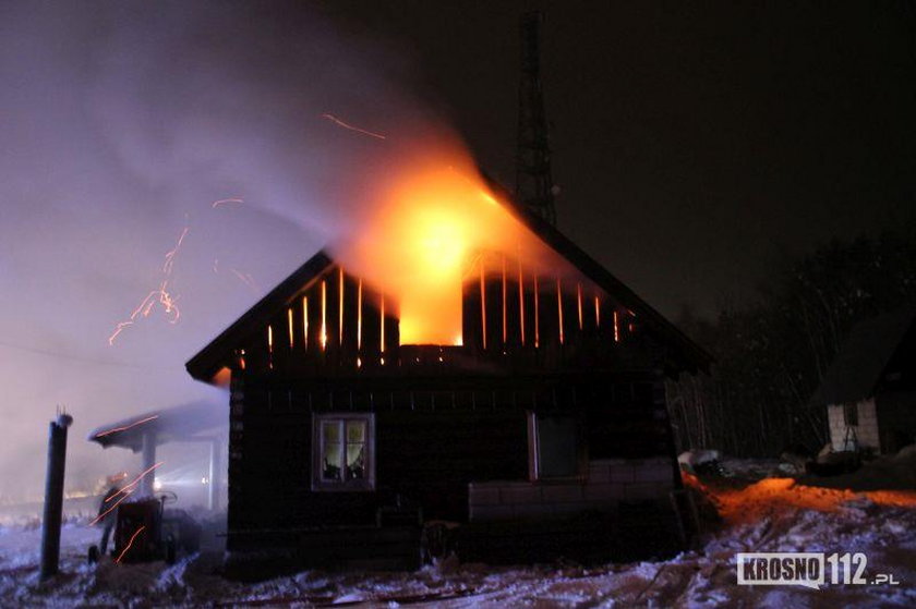 Pożar w Korczynie