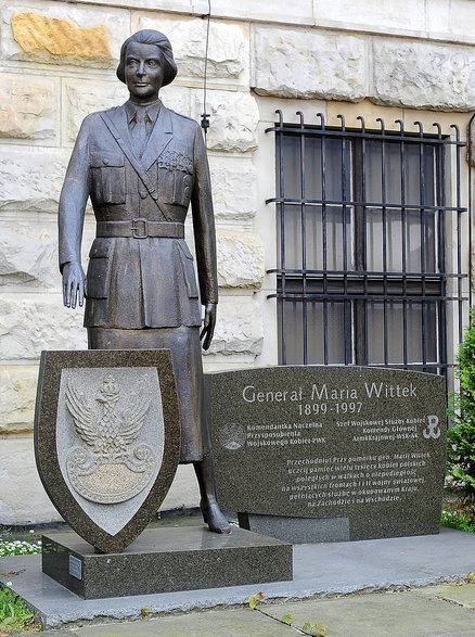 Pomnik Marii Wittek w Muzeum Wojska Polskiego w Warszawie