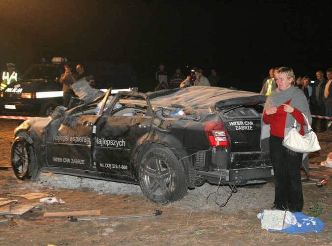 1 października 2005, Miączyn na trasie Warszawa-Płock. W wypadku samochodu prowadzonego przez Otylię Jędrzejczak zginął jej brat Szymon