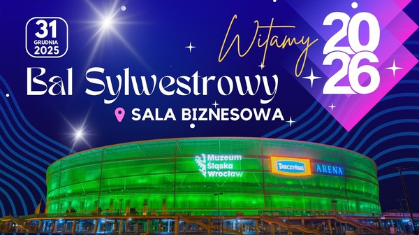 Zabawa sylwestrowa na Tarczyński Arenie startuje o godz. 20 i potrwa do 4 nad ranem. I po raz czwarty odbędzie się też sylwester dla dzieci (w wieku 6-12 lat). 