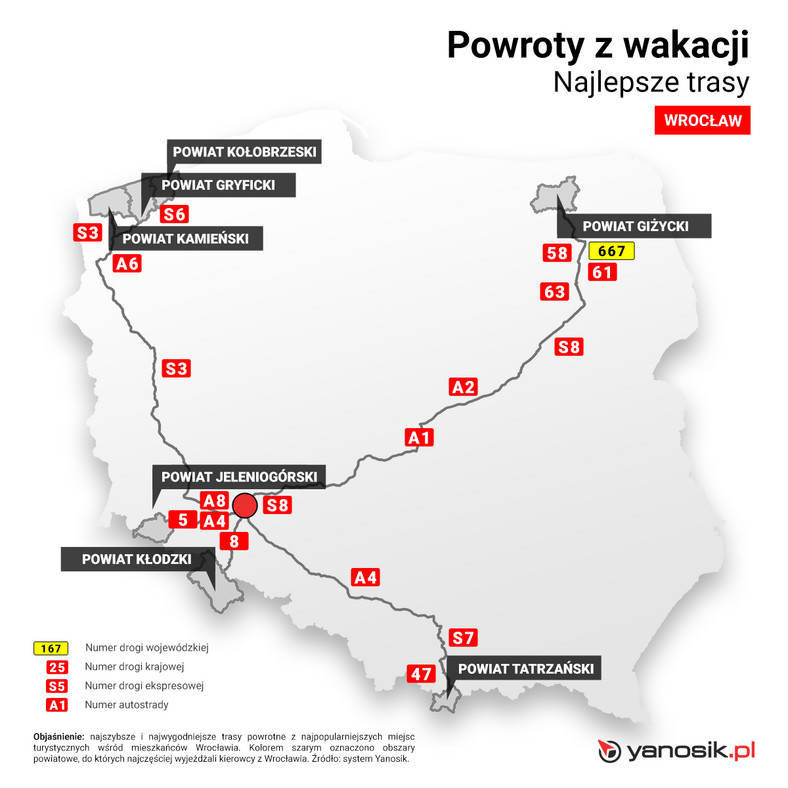 Najlepsze trasy do Wrocławia