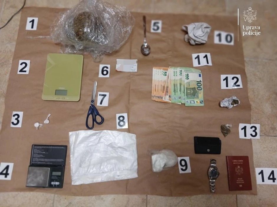 Zaplenjeni predmeti tokom pretresa