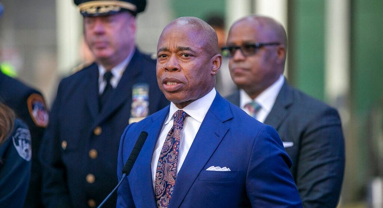 New York City Mayor Eric Adams.AP Photo/Ted Shaffrey