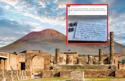 Turystka padła ofiarą “klątwy Pompejów”? Napisała specjalny list