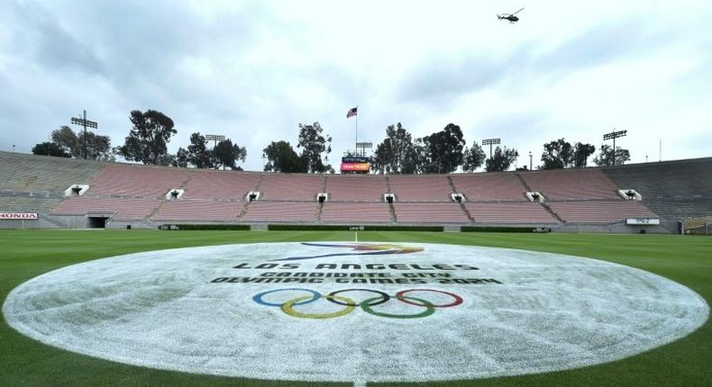 A private dinner for International Olympic Committee delegates was held at the Beverly Hills mansion of Los Angeles 2024 chairman Casey Wasserman, featuring Hollywood and sports stars