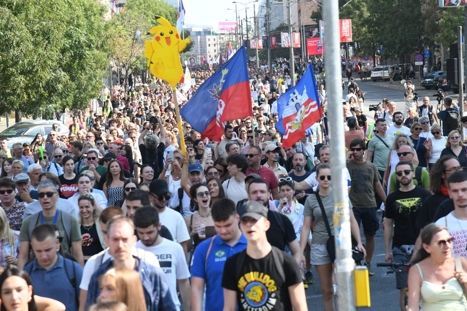 Protest u Beogradu
