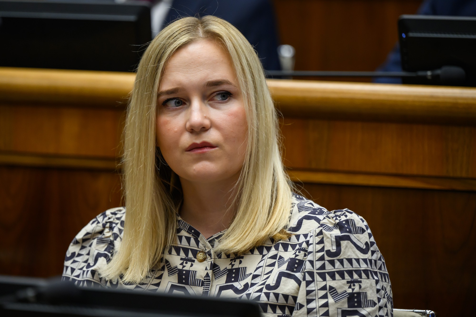 Poslankyňa NR SR Vladimíra Marcinková. 