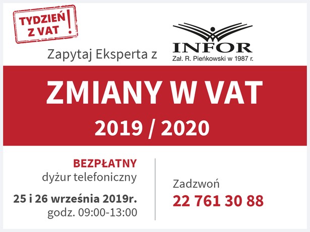 Zmiany w VAT: Masz pytania? Nasi eksperci pomogą!